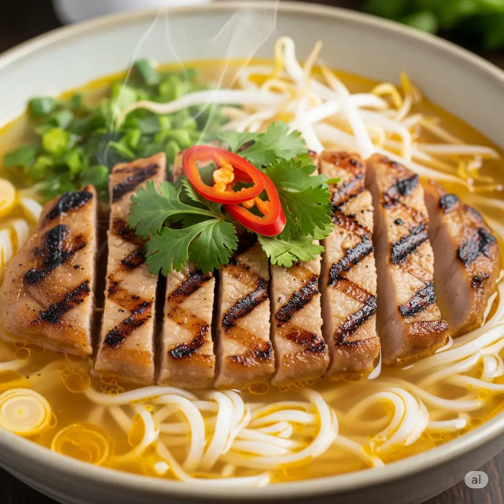 越式香茅豬扒湯河